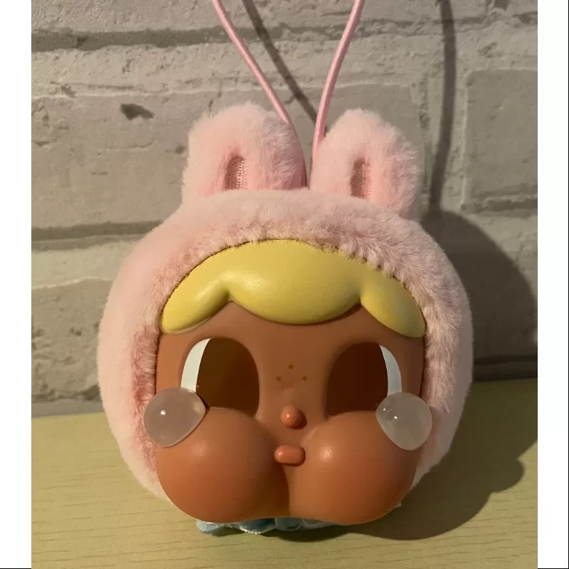 Crybaby Cring Blob Vinyl Face Plysch Pendant Series Bunny rosa