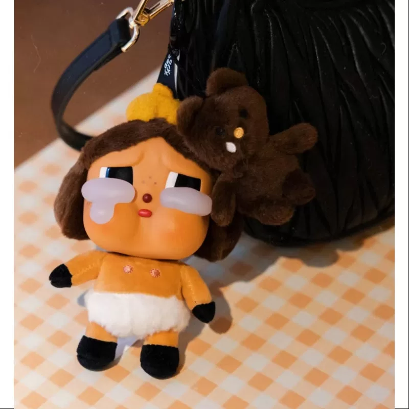 Crybaby Crying Again-serien Vinyl Face Plush Secret Baby Brown (1/144) Crybaby Crying Again-serien Vinyl Face Plush Secret Baby Brown (1/144)