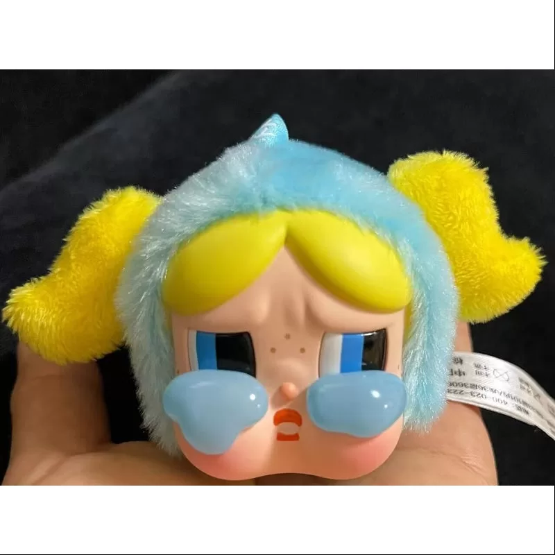 Crybaby Powerpuff Girls vinyl ansiktshänge nyckelring Series Bubbles