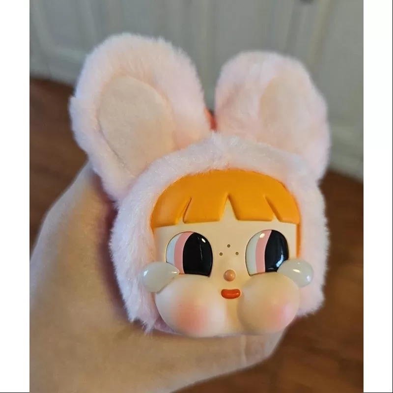 Crybaby Powerpuff Girls vinyl ansiktshänge nyckelring Series Bunny Blossom