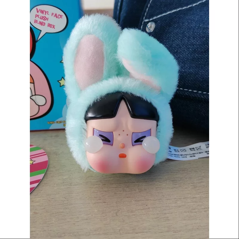 Crybaby Powerpuff Girls vinyl ansiktshänge nyckelring Series Bunny Buttercup
