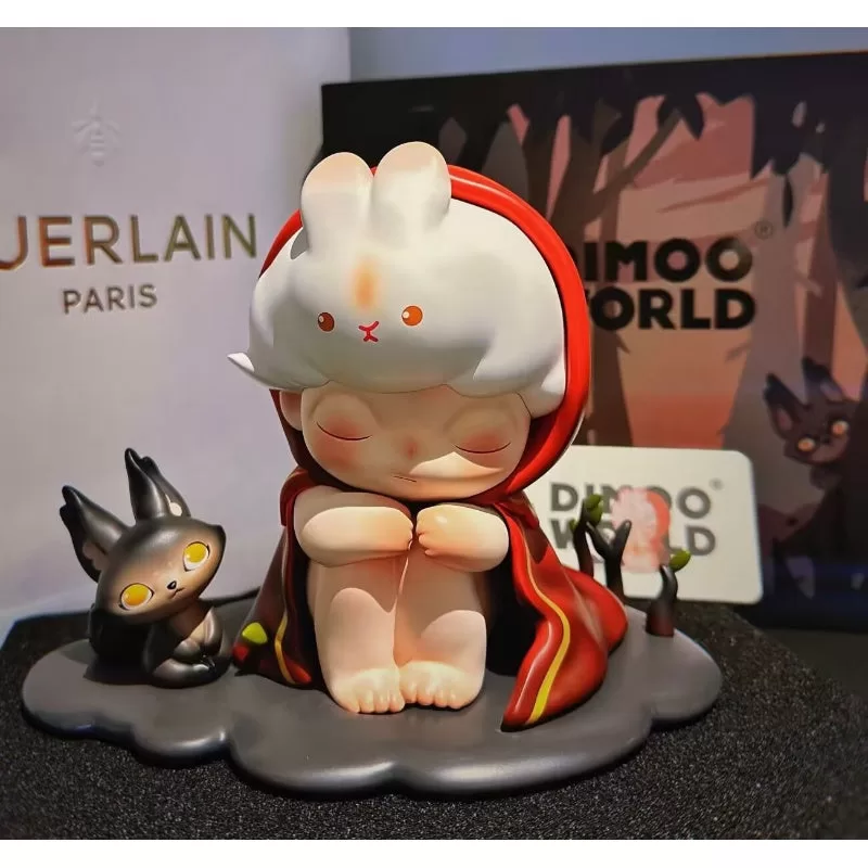DIMOO Big Red Riding Hood u0026 Little Grey Wolf Limited Figure