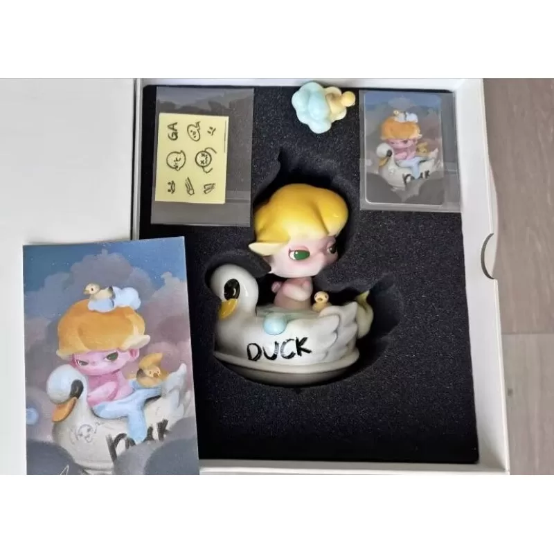 DIMOO Graffiti Duck Limited Figur Vit DIMOO Graffiti Duck Limited Figur Vit