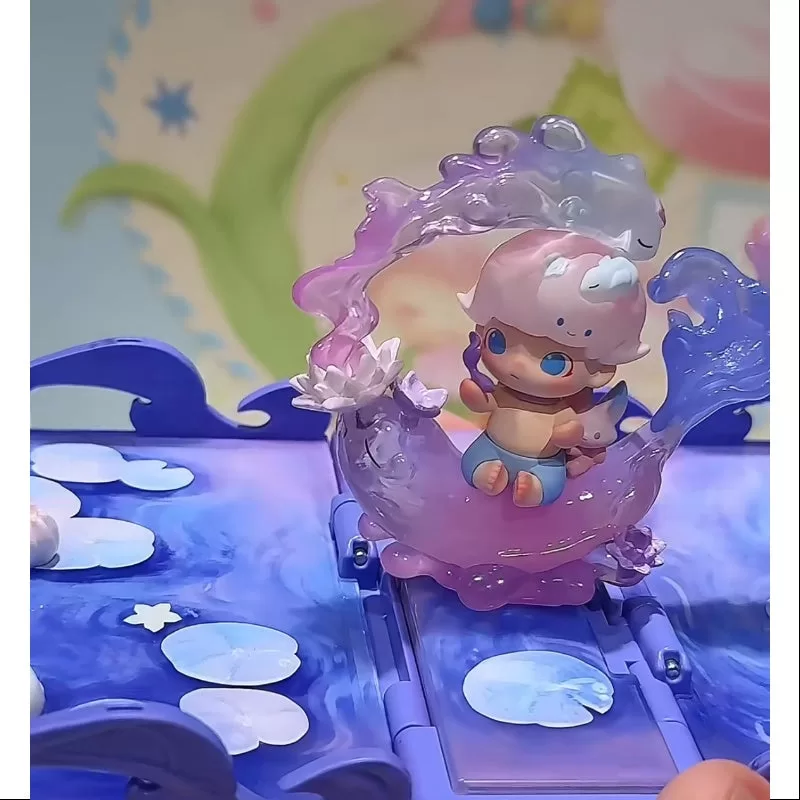 DIMOO Pop Mart present till dig gratulationskort serien Secret DIMOO Lotus (1/144) DIMOO Pop Mart present till dig gratulationskort serien Secret DIMOO Lotus (1/144)