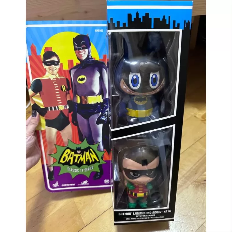 Labubu The Monsters Batman Labubu u0026 Robin YAYA HongKong LIMITED Labubu The Monsters Batman Labubu u0026 Robin YAYA HongKong LIMITED