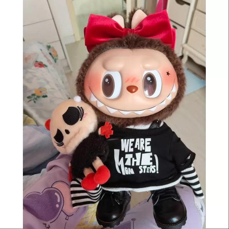 Labubu The Monsters Catch Me If You Like Me Series Vinyl Doll Black Limited Edition Labubu The Monsters Catch Me If You Like Me Series Vinyl Doll Black Limited Edition
