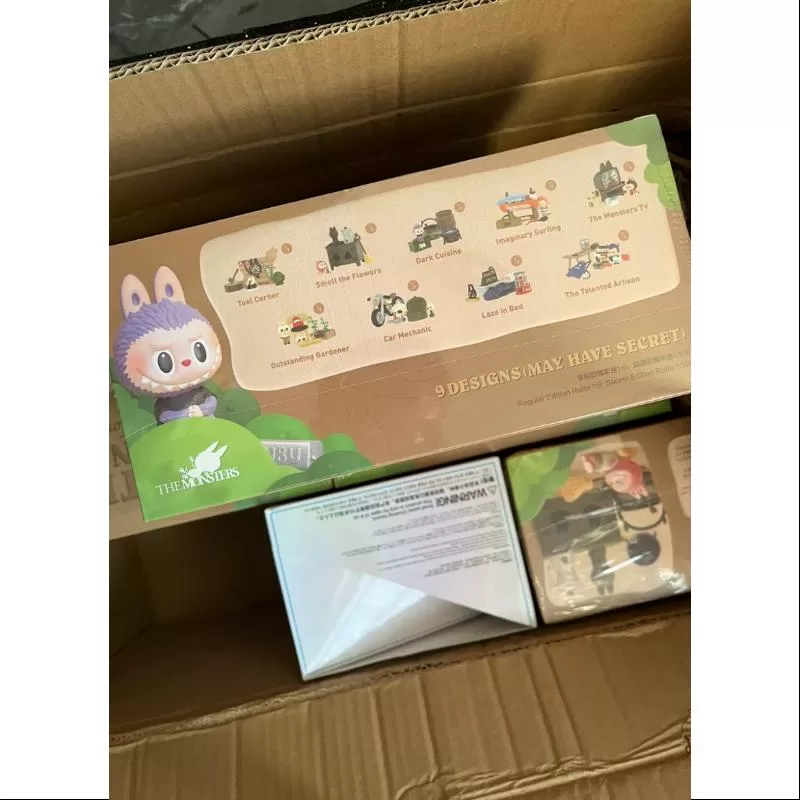 Labubu The Monsters Home of the Elves-serien Helt set helt nytt med plast