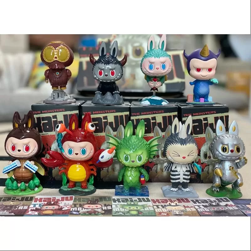 Labubu The Monsters Kaiju Series Hela Set öppnat