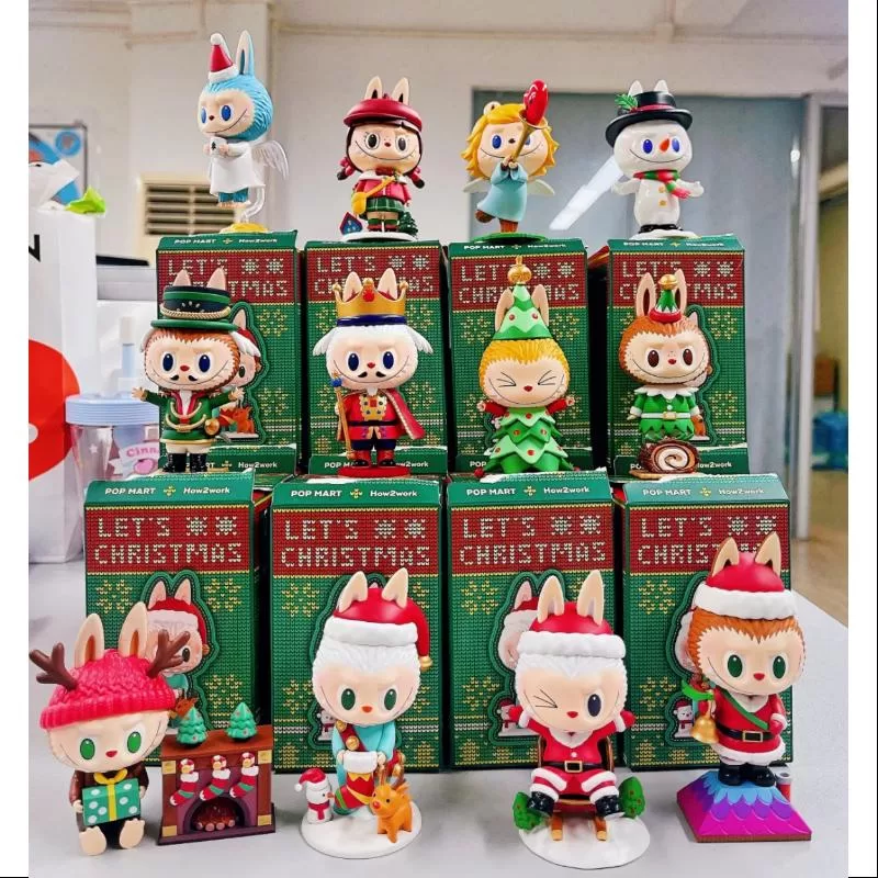 Labubu The Monsters Let’s Christmas Series Hela Setet öppnat