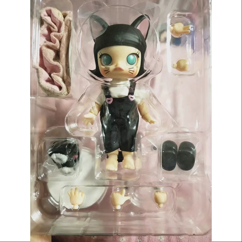MOLLY Black Cat BJD Action Figur 2020 Svart MOLLY Black Cat BJD Action Figur 2020 Svart