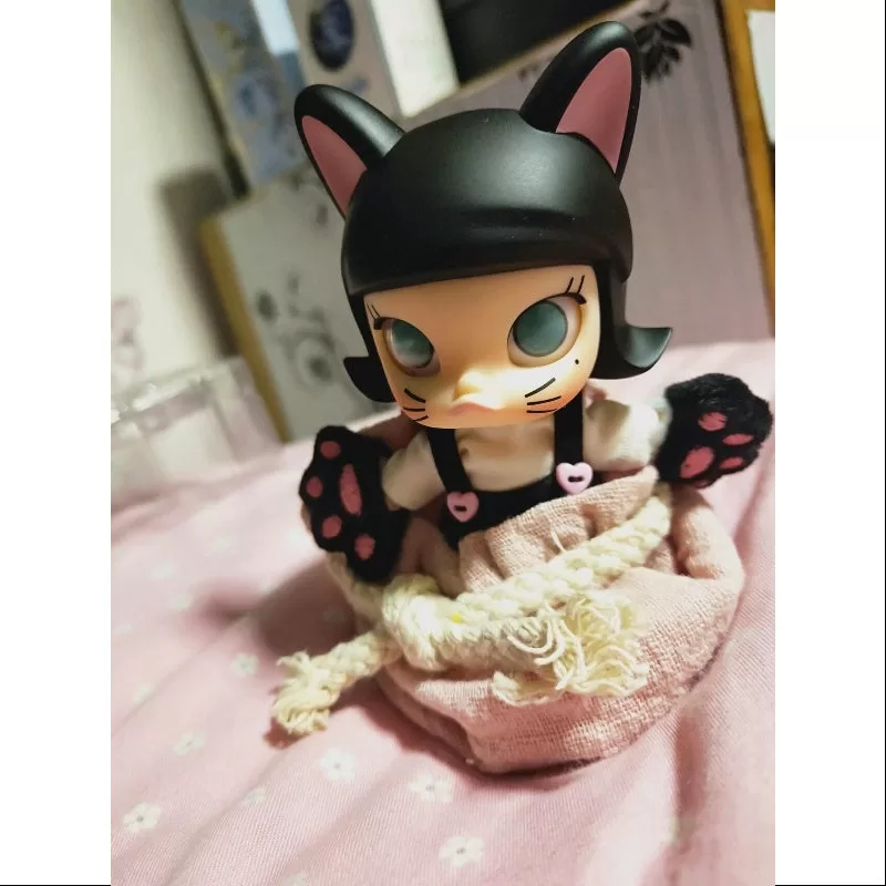MOLLY Black Cat BJD Action Figur 2020 Svart MOLLY Black Cat BJD Action Figur 2020 Svart
