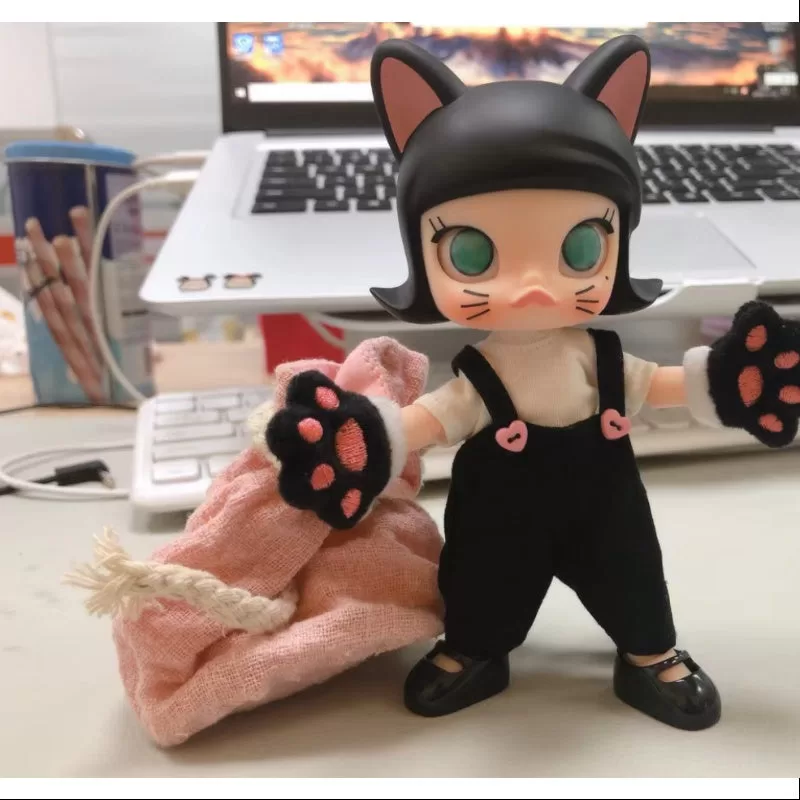 MOLLY Black Cat BJD Action Figur 2020 Svart