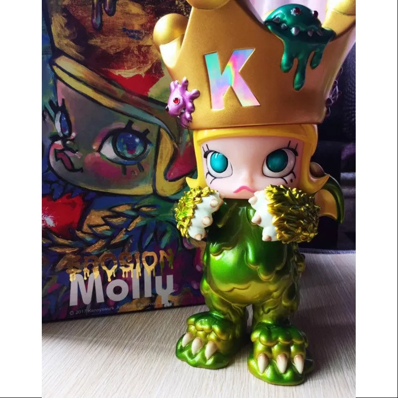 MOLLY X Instinctoy Erosion Molly Green Fairy 2017 Limited Edition MOLLY X Instinctoy Erosion Molly Green Fairy 2017 Limited Edition