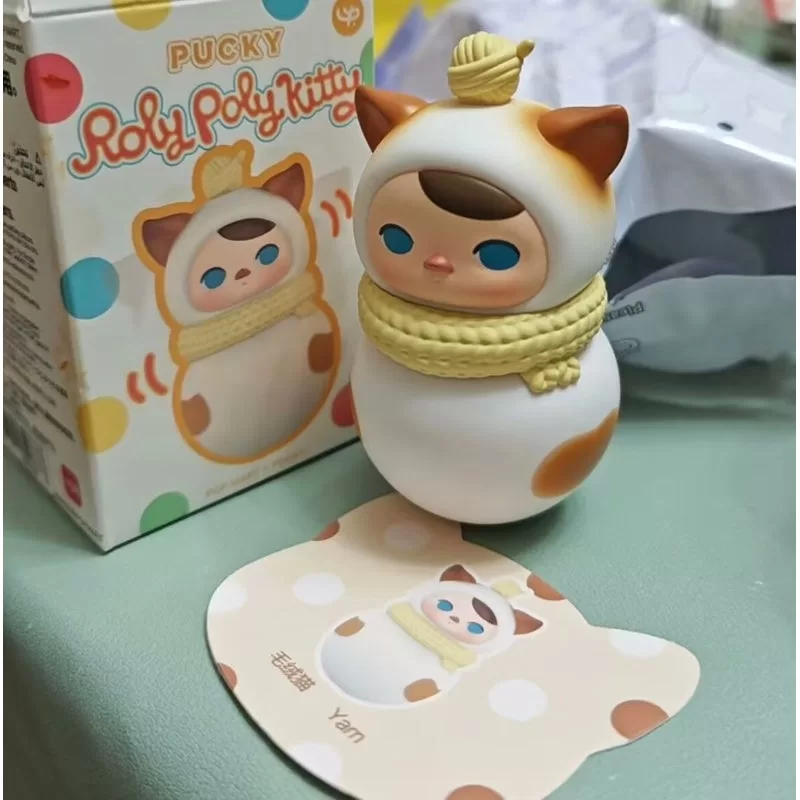 PUCKY Roly Poly Kitty Series-garn