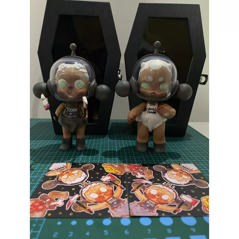 Skullpanda Baby Night Brother Limited Figurine (ett par) Sp och Joee Skullpanda Baby Night Brother Limited Figurine (ett par) Sp och Joee