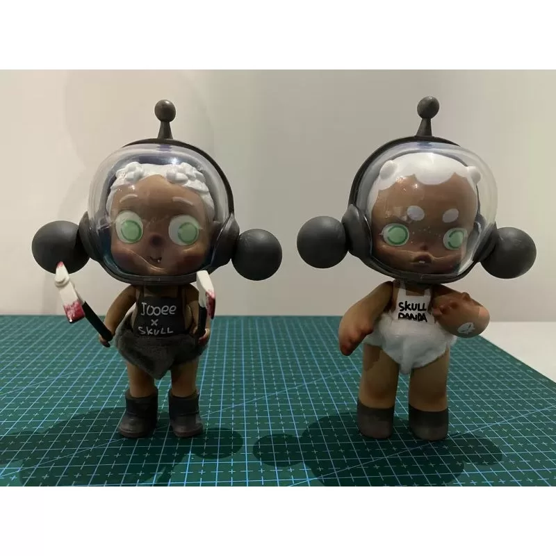 Skullpanda Baby Night Brother Limited Figurine (ett par) Sp och Joee Skullpanda Baby Night Brother Limited Figurine (ett par) Sp och Joee