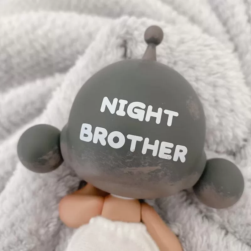 Skullpanda Baby Night Brother Limited Figurine (ett par) Sp och Joee Skullpanda Baby Night Brother Limited Figurine (ett par) Sp och Joee
