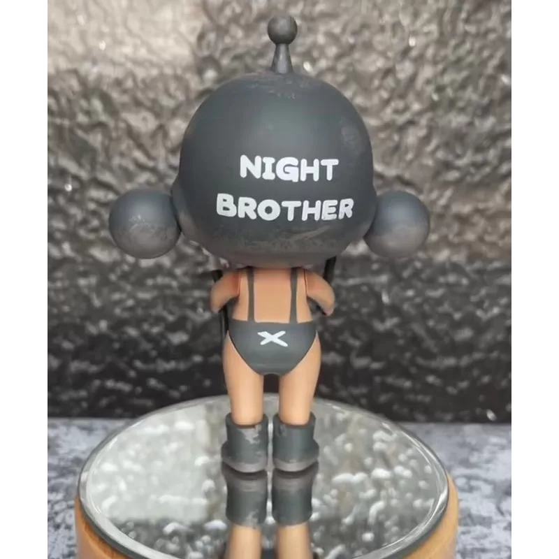 Skullpanda Baby Night Brother Limited Figurine (ett par) Sp och Joee Skullpanda Baby Night Brother Limited Figurine (ett par) Sp och Joee