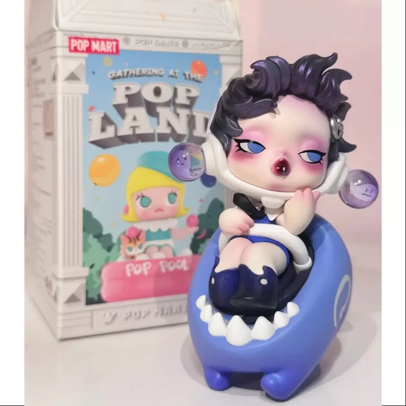 Skullpanda Pop Mart-samling på Pop Land-serien Skullpanda Rolling Monster