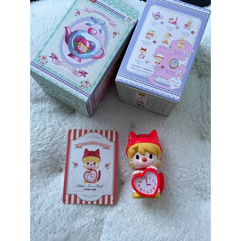 Sweet Bean Afternoon Tea Series kattunge Love Clock